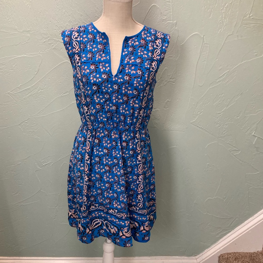 J.Crew Dress
Size 4
Blue/Black/White/Brown